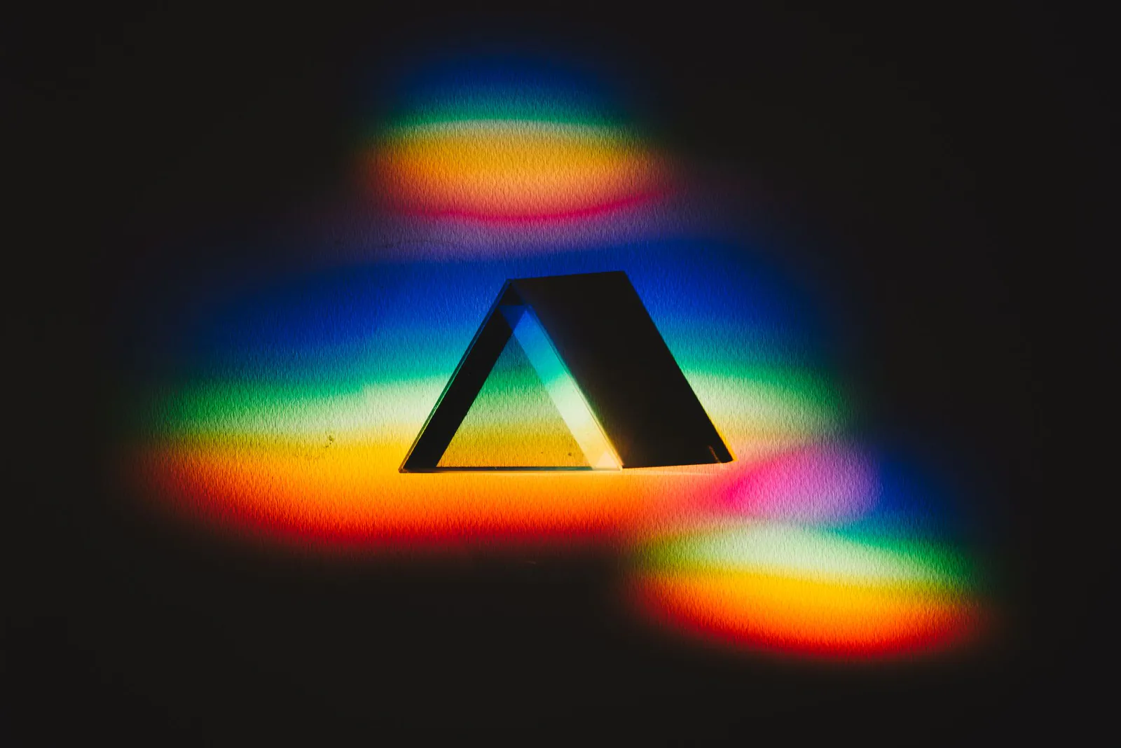 Light spectrum through a prism